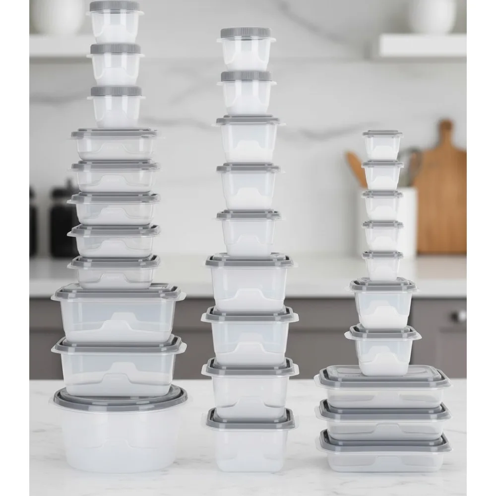 60-Piece BPA-Free Food Container Set, Microwave & Freezer Safe with Airtight Lids for Meal Prep & Storage
60-Piece BPA-Free Food Container Set, Microwave & Freezer Safe with Airtight Lids for Meal Prep & Storage