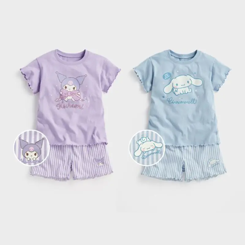 Anime Cartoon Kawaii 2026 Kuromi Cinnamoroll Summer Pure Cotton Suit Short Sleeve Shorts Lounge Clothes Anime Thin 2 Piece Set
Anime Cartoon Kawaii 2026 Kuromi Cinnamoroll Summer Pure Cotton Suit Short Sleeve Shorts Lounge Clothes Anime Thin 2 Piece Set
