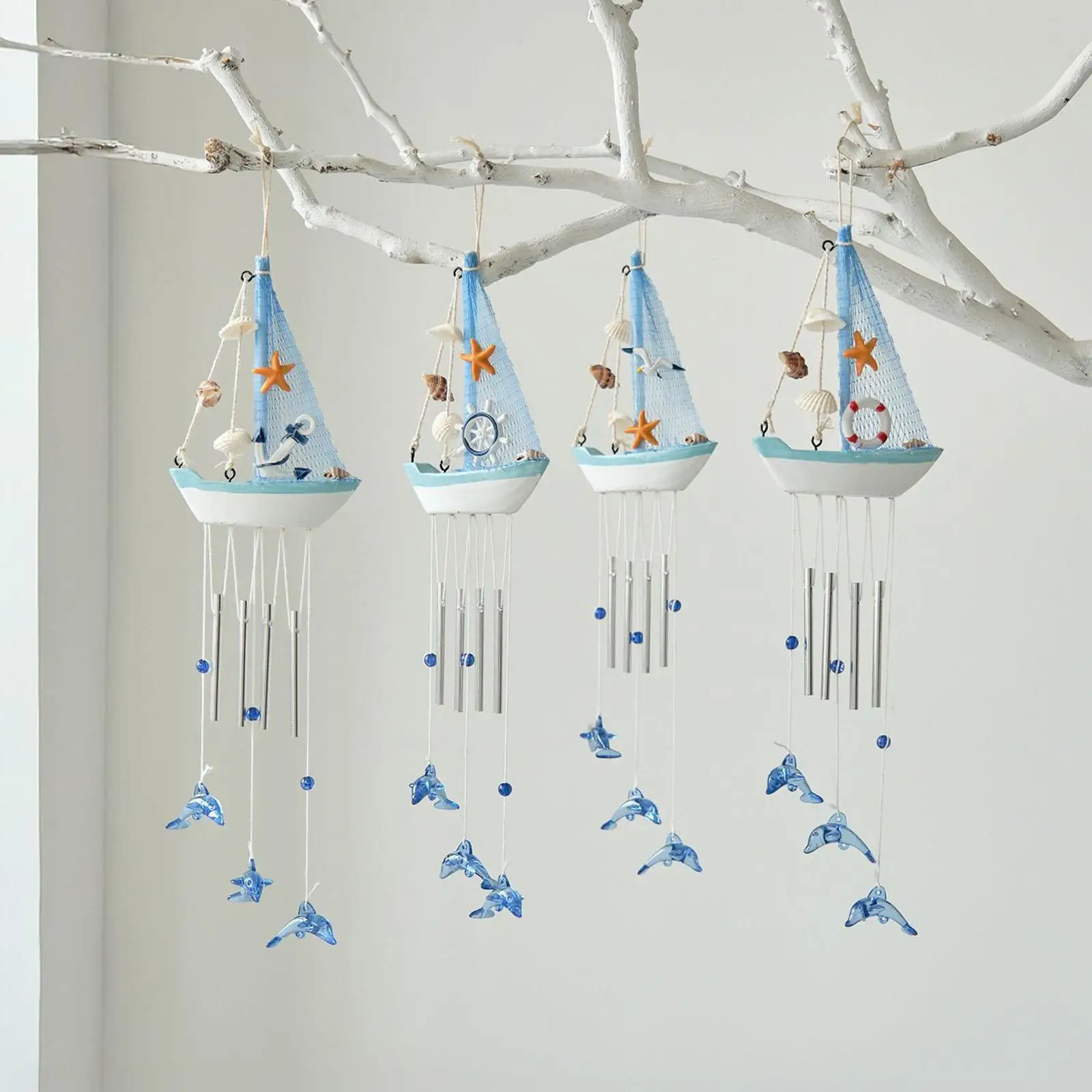 Sailboat Wind Chime Charm Unique Clear Sound Collection Beach Art Mediterranean
Sailboat Wind Chime Charm Unique Clear Sound Collection Beach Art Mediterranean