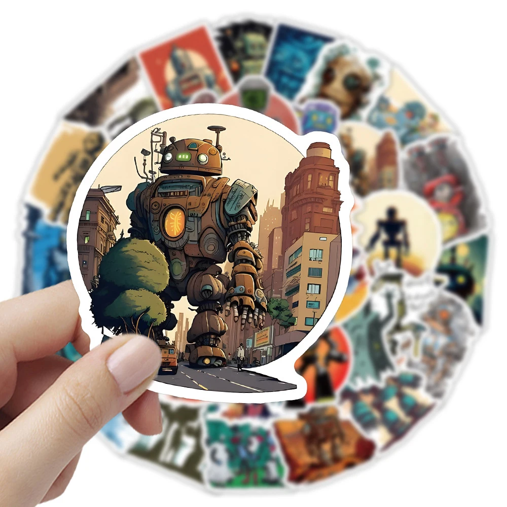 10/30/52pcs Cool Cartoon Robot Stickers Anime Graffiti Decals DIY Scrapbook Phone Laptop Car Funny Creative Sticker Decoration
10/30/52pcs Cool Cartoon Robot Stickers Anime Graffiti Decals DIY Scrapbook Phone Laptop Car Funny Creative Sticker Decoration
