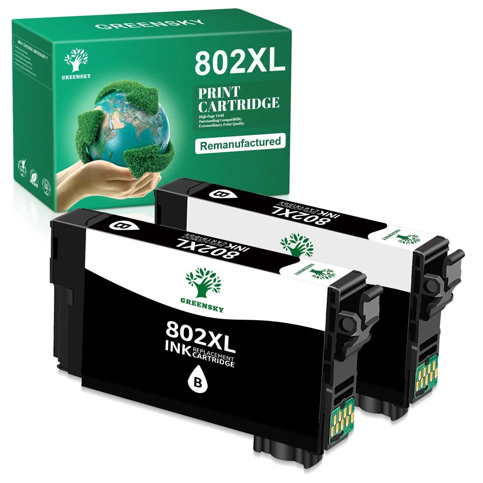 2 Black 802XL Ink Cartridge for Epson Workforce Pro WF4730 WF4720 WF4734 WF4740
2 Black 802XL Ink Cartridge for Epson Workforce Pro WF4730 WF4720 WF4734 WF4740