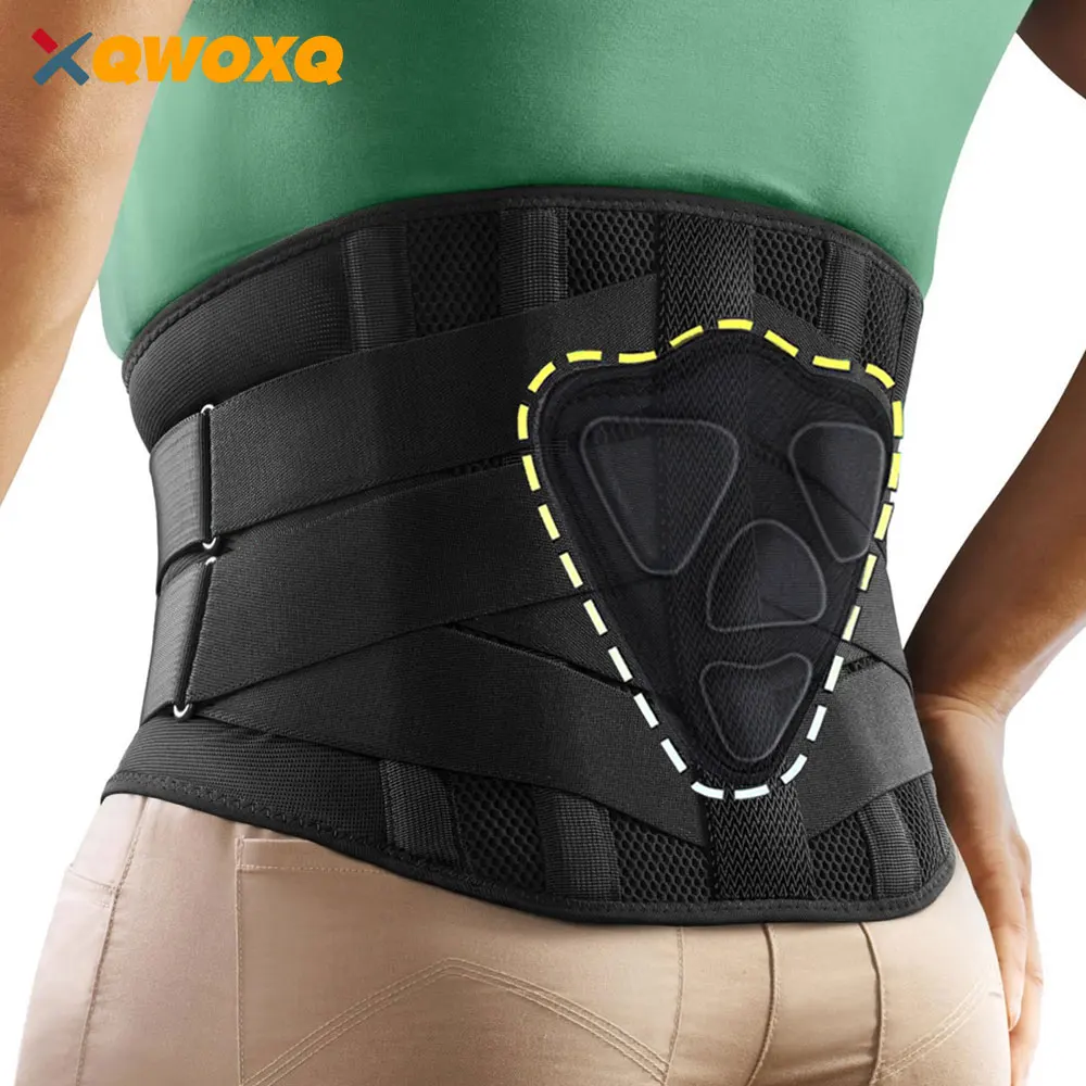Back Brace for Lower Back Men Women, Sciatica,Herniated Disc,Scoliosis, Breathable Back Support Brace with 3D Lumbar Support Pad
Back Brace for Lower Back Men Women, Sciatica,Herniated Disc,Scoliosis, Breathable Back Support Brace with 3D Lumbar Support Pad
