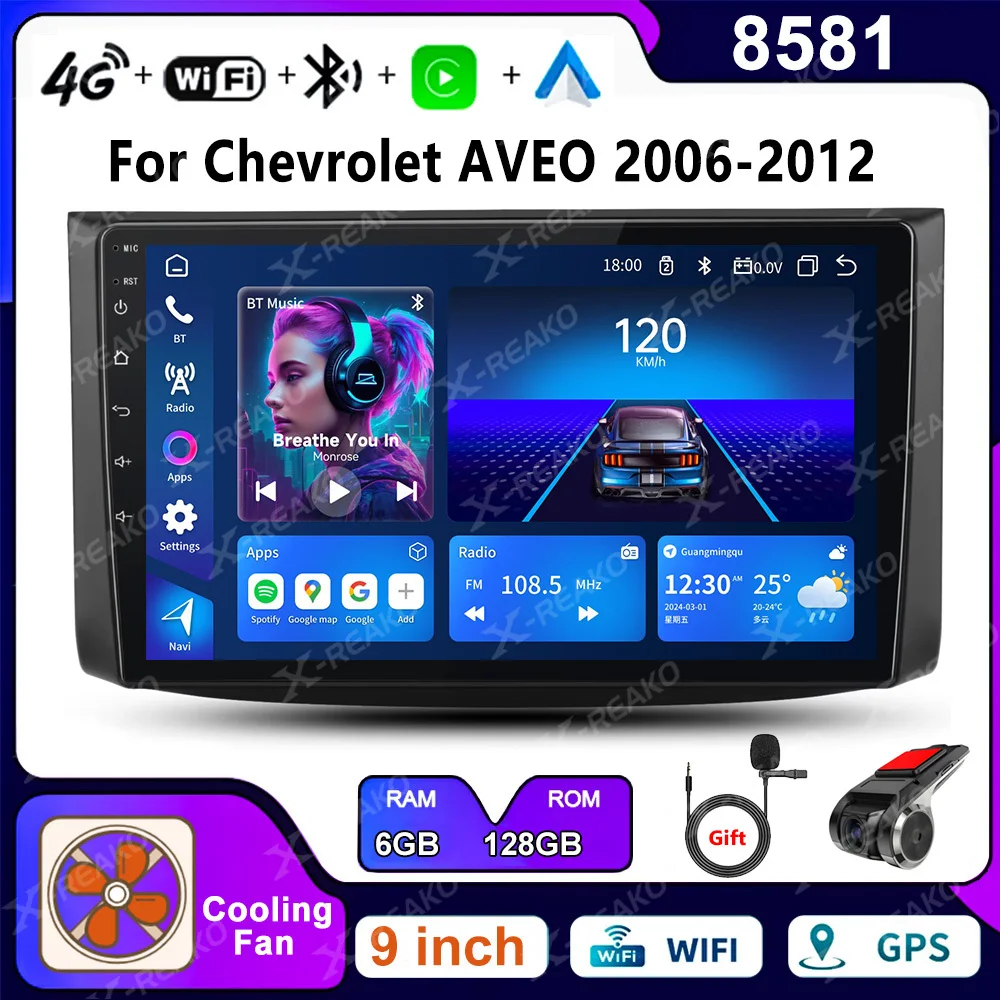 X-REAKO For Chevrolet AVEO 2006-2012 Car Radio Multimedia Player GPS Navigation Carplay Auto 4G Stereo 2 din Android Head Unit
X-REAKO For Chevrolet AVEO 2006-2012 Car Radio Multimedia Player GPS Navigation Carplay Auto 4G Stereo 2 din Android Head Unit
