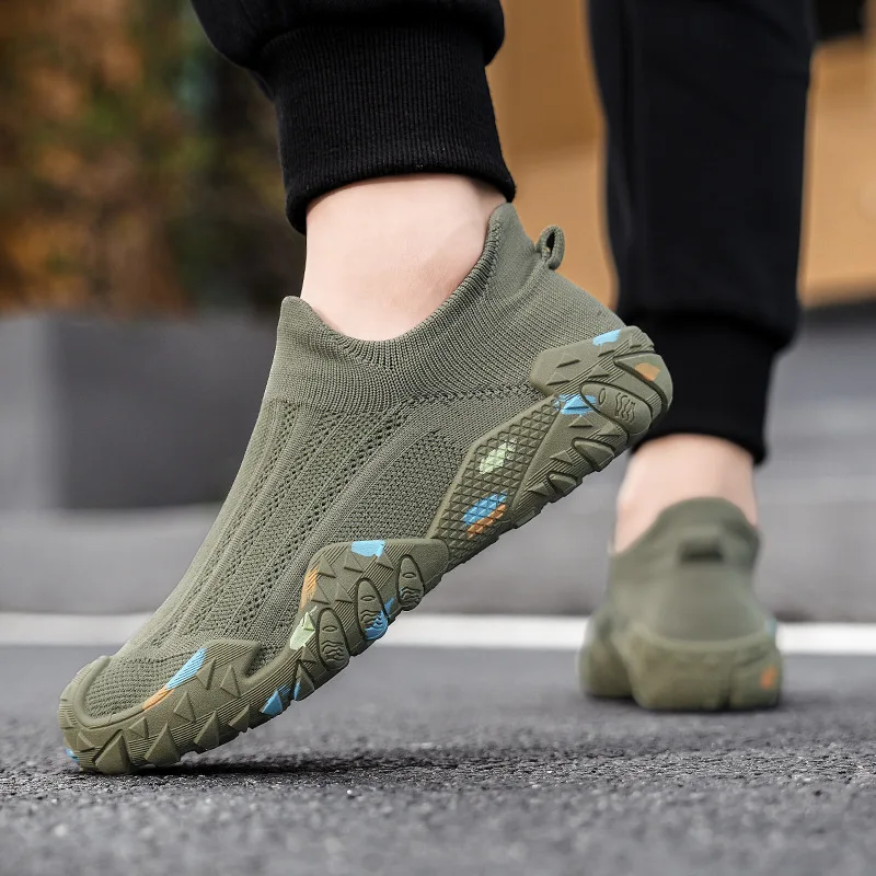 Men's Outdoor Non-Slip Walking Shoes, Breathable Mesh Slip-On Sneakers Lightweight Anti-Collision Casual Flats Seasons & Travel
Men's Outdoor Non-Slip Walking Shoes, Breathable Mesh Slip-On Sneakers Lightweight Anti-Collision Casual Flats Seasons & Travel