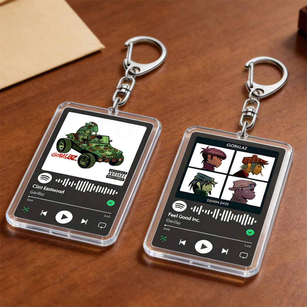 Cartoon Band Music Keychains for Women Accessories Bag Feel Good Inc DARE Shes My Collar Song Keying Jewelry Fans Friends Gifts
Cartoon Band Music Keychains for Women Accessories Bag Feel Good Inc DARE Shes My Collar Song Keying Jewelry Fans Friends Gifts