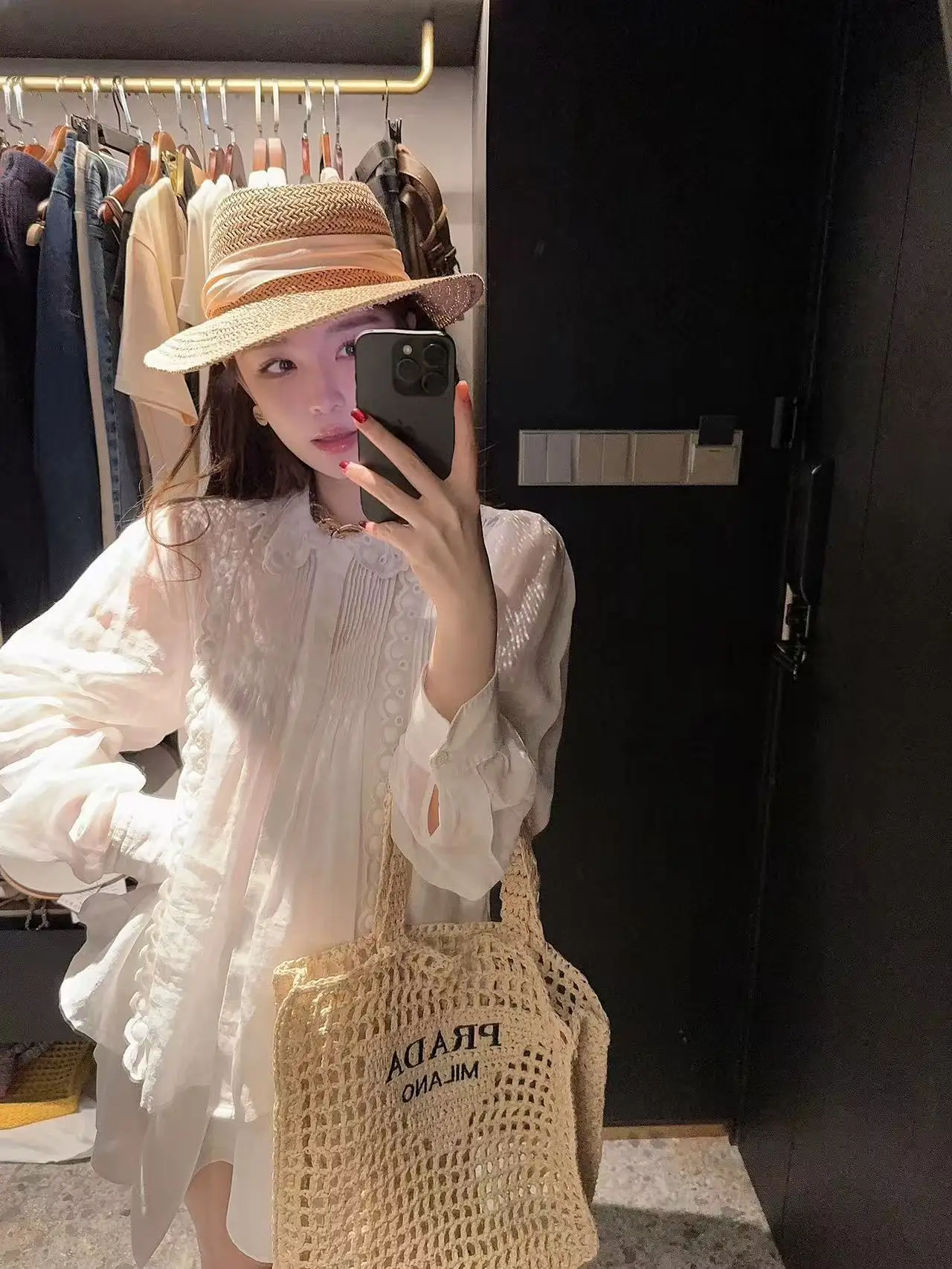 Withered Embroidered Lace White Loose Doll Collar Shirt Top For Women Clothes Shirts & Blouses Women's Clothes Shirts Tops
Withered Embroidered Lace White Loose Doll Collar Shirt Top For Women Clothes Shirts & Blouses Women's Clothes Shirts Tops
