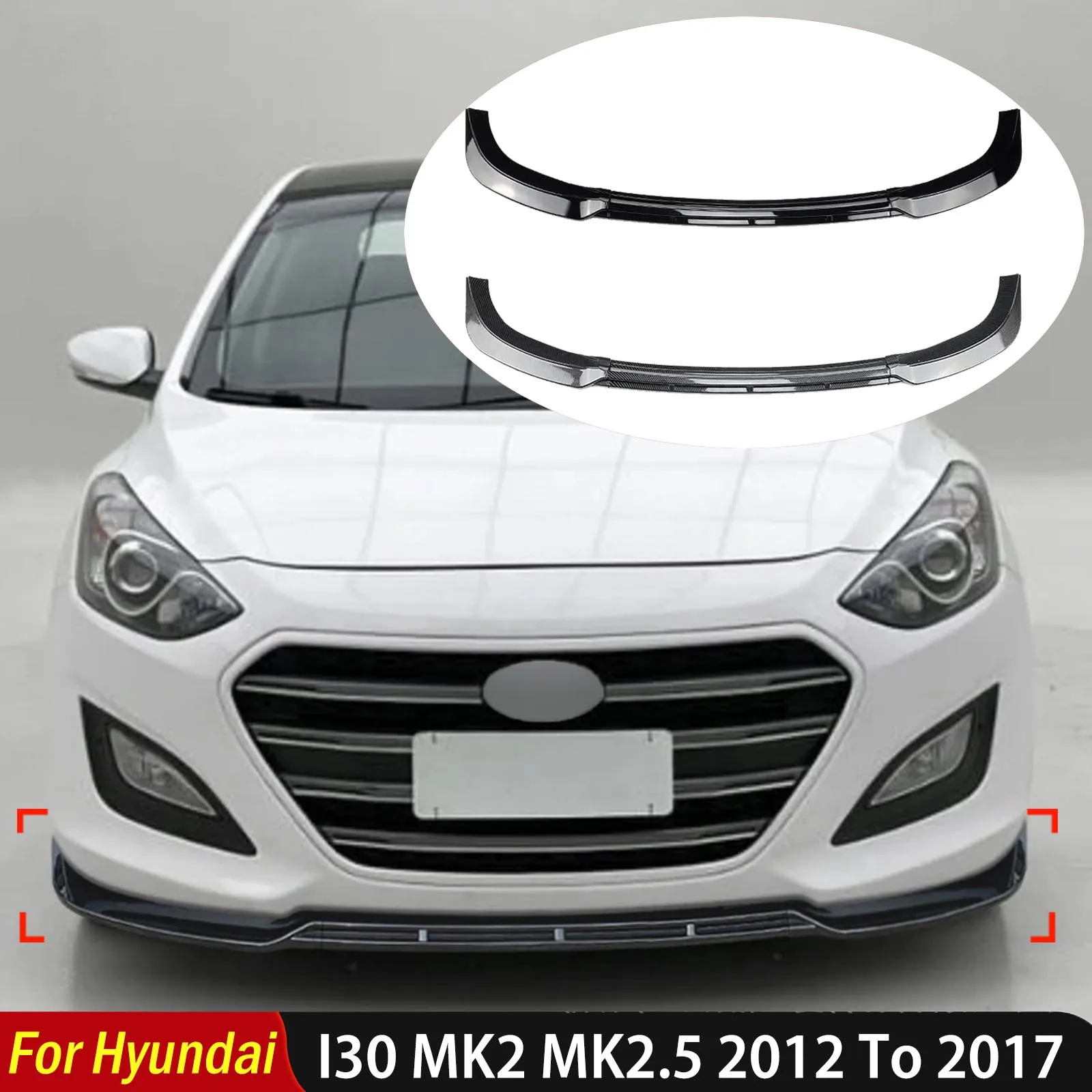 For Hyundai I30 MK2 MK2.5 2012 2013 2014 2015 2016 2017 Front Bumper Lip Spoiler Splitter Diffuser ABS Car Styling Body Kits
For Hyundai I30 MK2 MK2.5 2012 2013 2014 2015 2016 2017 Front Bumper Lip Spoiler Splitter Diffuser ABS Car Styling Body Kits