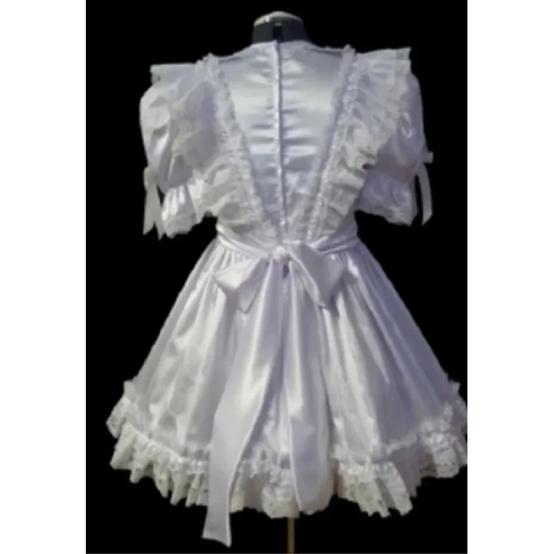 White Satin Lace Doll Collar Cute Adult Sissy Girl Maid Princess Dress Custom Glamour Dress Adult
White Satin Lace Doll Collar Cute Adult Sissy Girl Maid Princess Dress Custom Glamour Dress Adult
