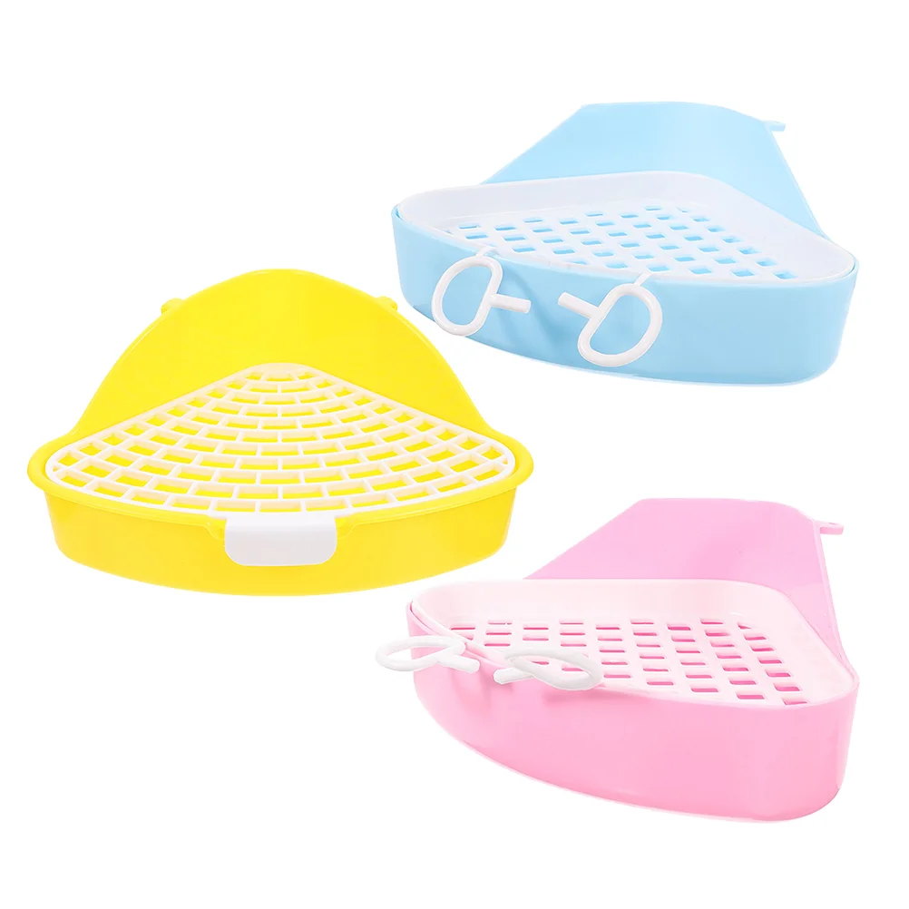 3 Pcs Ferrets Pet Toilet Rabbit Potty Trainer Boxes for Rabbits Plastic Small Animal
3 Pcs Ferrets Pet Toilet Rabbit Potty Trainer Boxes for Rabbits Plastic Small Animal