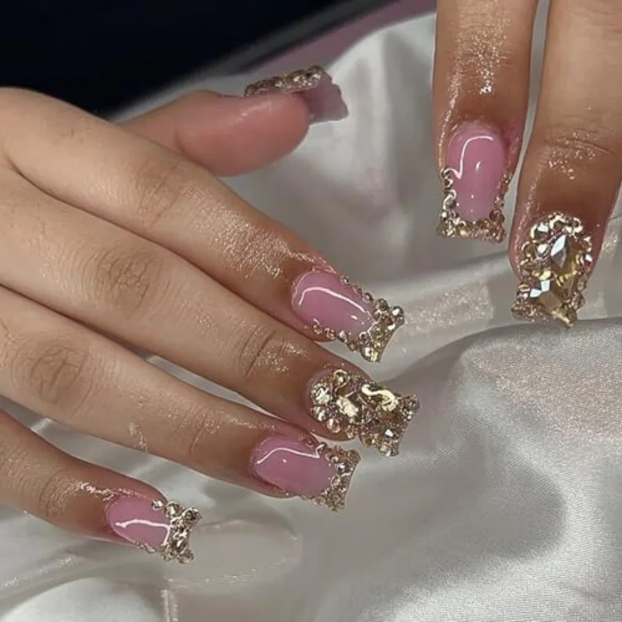 Press on Nails Square Shaped Glossy Full Cover Acrylic Medium Length Square False Nails with Designs Artificial Fake Nails with
Press on Nails Square Shaped Glossy Full Cover Acrylic Medium Length Square False Nails with Designs Artificial Fake Nails with