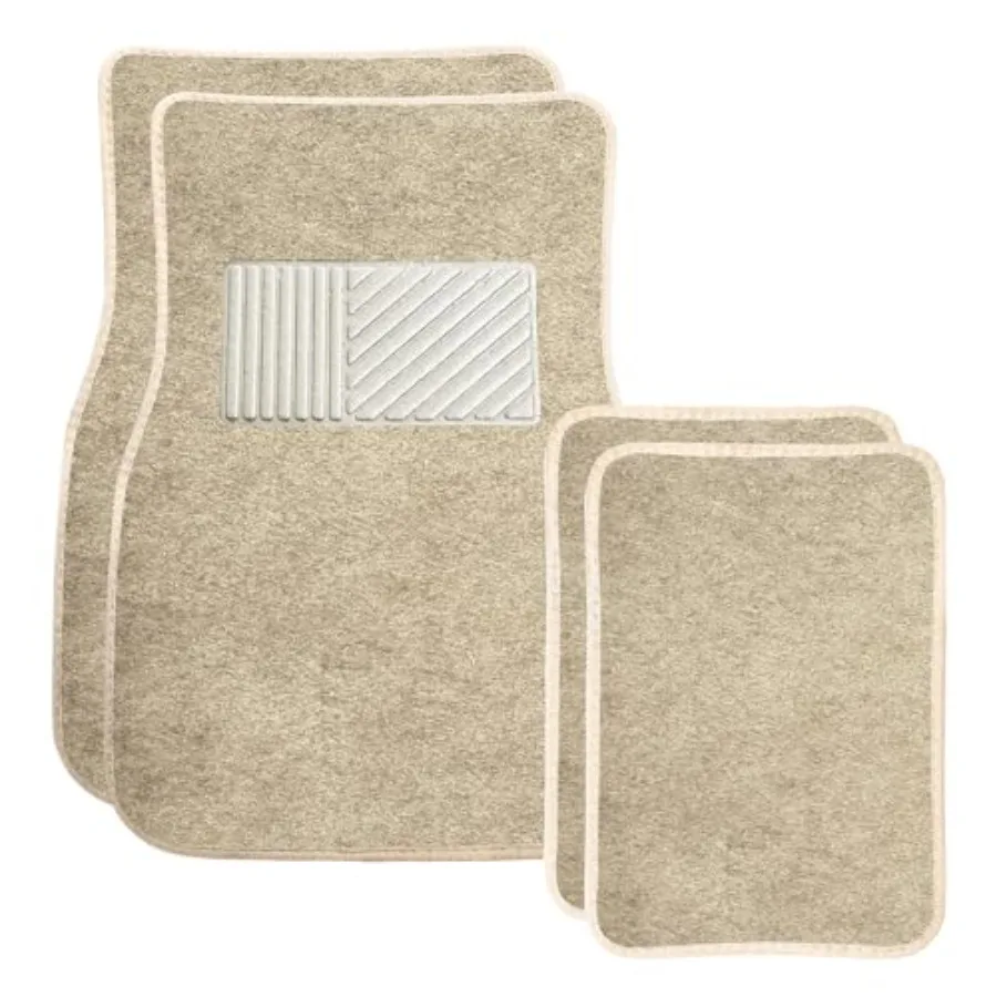 4PCS Car Floor Mats, Waterproof Non-Slip Car Floor Liners with Safety Heel Pad, All-Weather Wear-Resistant Mats Heavy Duty Univ
4PCS Car Floor Mats, Waterproof Non-Slip Car Floor Liners with Safety Heel Pad, All-Weather Wear-Resistant Mats Heavy Duty Univ