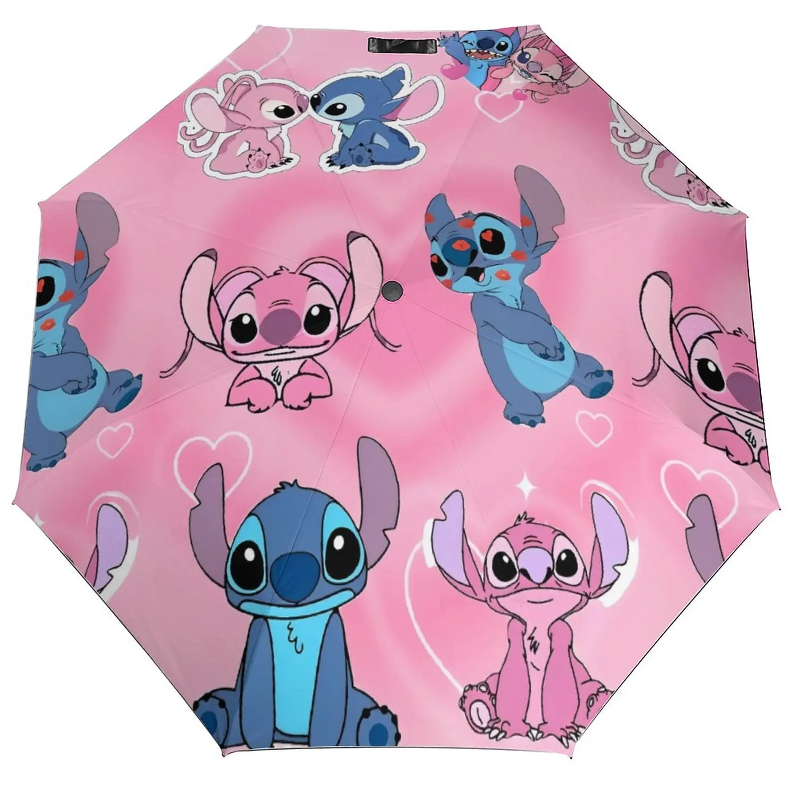 Автоматический зонт Kawaii Stitch And Angel-Cartoon Comic, модный прочный зонтик с узором для гольфа, солнцезащитный козырек, ветрозащитный зонт
Автоматический зонт Kawaii Stitch And Angel-Cartoon Comic, модный прочный зонтик с узором для гольфа, солнцезащитный козырек, ветрозащитный зонт
