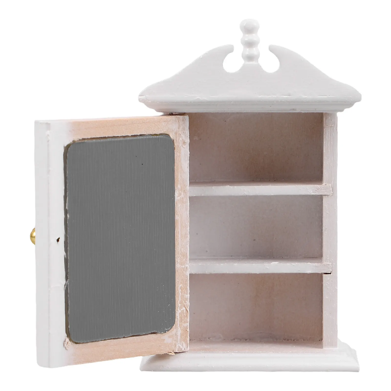 Miniature Dollhouse Storage Cabinet with Mirror Multifunctional Side Shelf Decorative Display for Mini Home Furnishings and
Miniature Dollhouse Storage Cabinet with Mirror Multifunctional Side Shelf Decorative Display for Mini Home Furnishings and