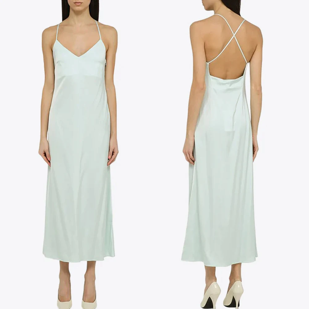 Customized Sexy Elegant Satin Midi Dress A-Line Evening Dresses Occasion Formal Exquisite High Quality Prom Party Gown for Women
Customized Sexy Elegant Satin Midi Dress A-Line Evening Dresses Occasion Formal Exquisite High Quality Prom Party Gown for Women