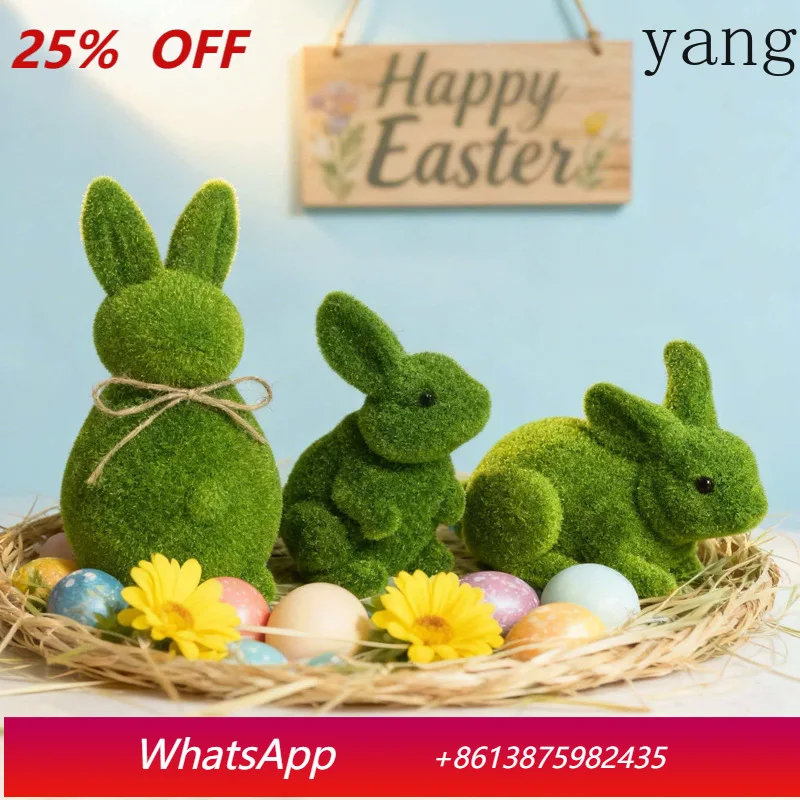 LTT Easter simulation plastic flocked rabbit ornament desktop holiday atmosphere decorative ornament
LTT Easter simulation plastic flocked rabbit ornament desktop holiday atmosphere decorative ornament