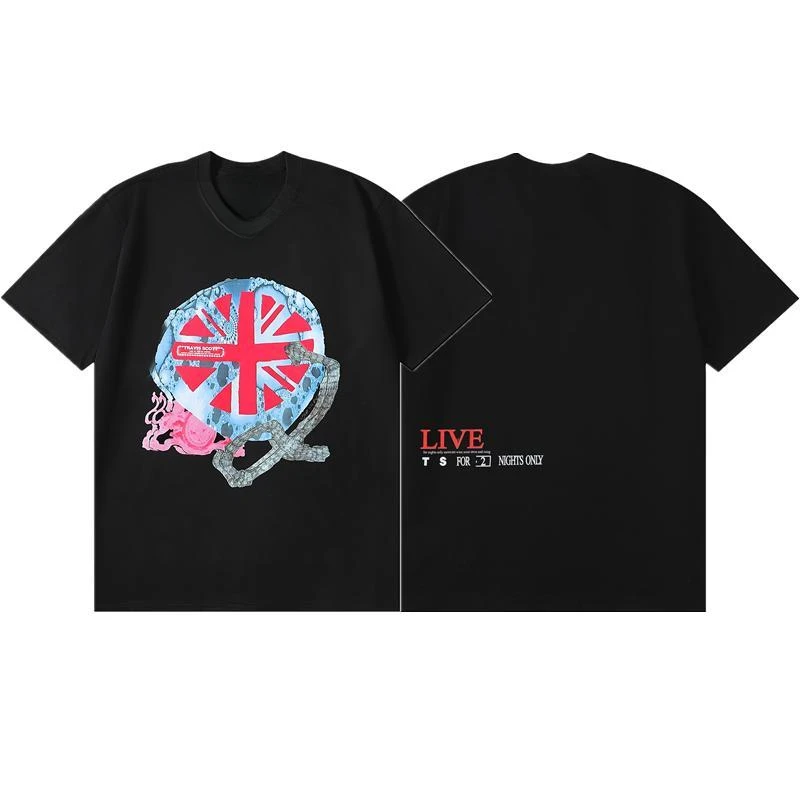 Live Tour Around The Same Menswear 2023 New Summer Couples Summer White Short-sleeved T-shirt for Women and Men
Live Tour Around The Same Menswear 2023 New Summer Couples Summer White Short-sleeved T-shirt for Women and Men