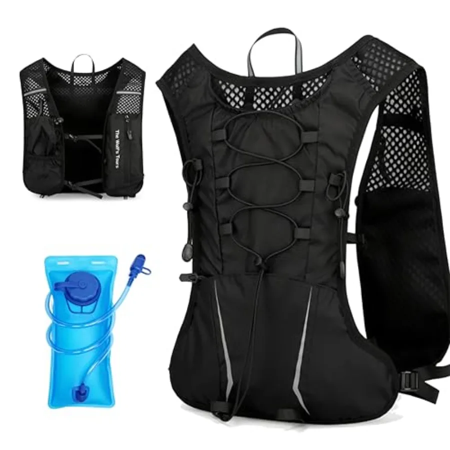 Hydration Pack with 2L Water Bladder Lightweight Running Vest for Men and Women Adjustable, Breathable, Reflective Hydration Ba
Hydration Pack with 2L Water Bladder Lightweight Running Vest for Men and Women Adjustable, Breathable, Reflective Hydration Ba