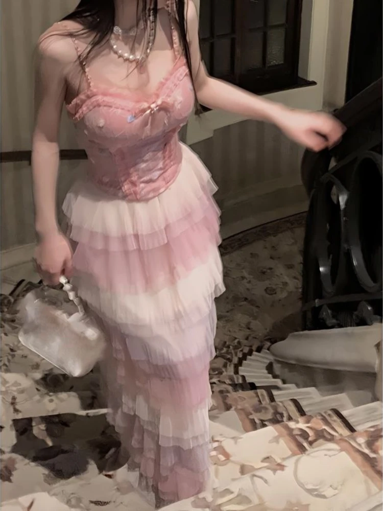 2023 Summer Elegant French Fairy Midi Skirts Even Party Women Lace Bodycon Y2k Skirts Casual 2023 Summer Fashion Outfits Chic
2023 Summer Elegant French Fairy Midi Skirts Even Party Women Lace Bodycon Y2k Skirts Casual 2023 Summer Fashion Outfits Chic