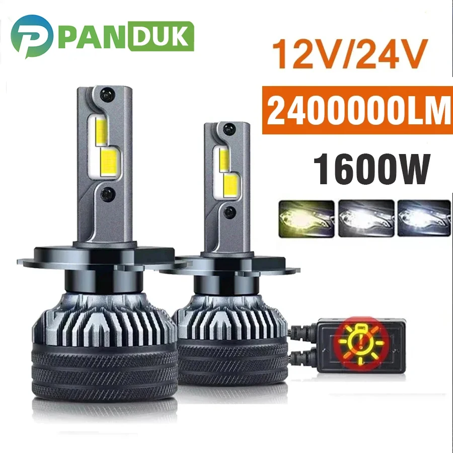PANDUK 2400000LM 1600W H4 LED CANBUS 4300K 6000K 8000K Автомобильные светодиодные фары H7 H1 Фари 9005 H7 H11 Светодиодные фары 12 В 24 В Грузовик
PANDUK 2400000LM 1600W H4 LED CANBUS 4300K 6000K 8000K Автомобильные светодиодные фары H7 H1 Фари 9005 H7 H11 Светодиодные фары 12 В 24 В Грузовик