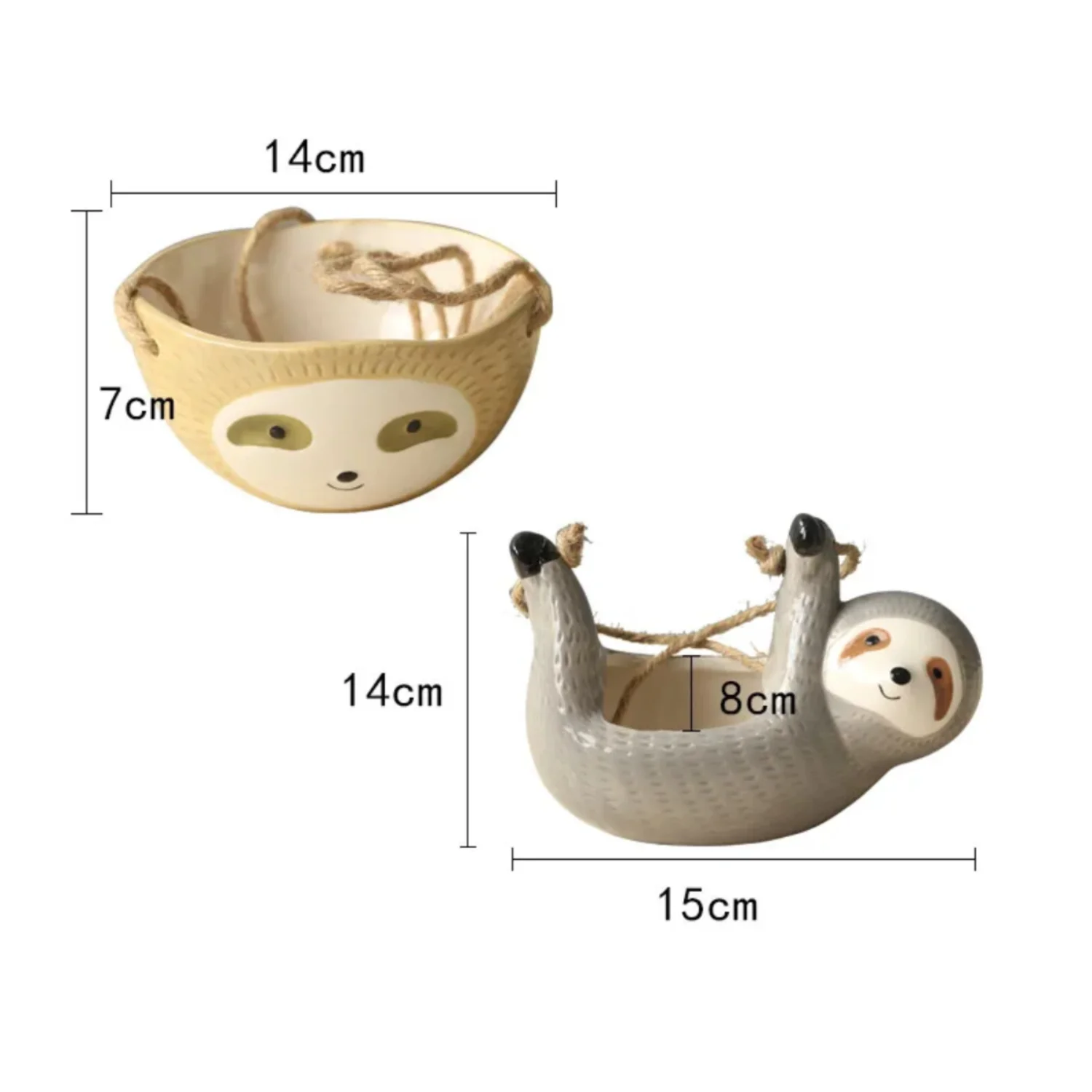 1Pcs Ceramic Hanging Plant Pots Scindapsus Chlorophytum Hanging Flower Basket Flower Pot Cartoons Animal Vase Garden Decoration
1Pcs Ceramic Hanging Plant Pots Scindapsus Chlorophytum Hanging Flower Basket Flower Pot Cartoons Animal Vase Garden Decoration