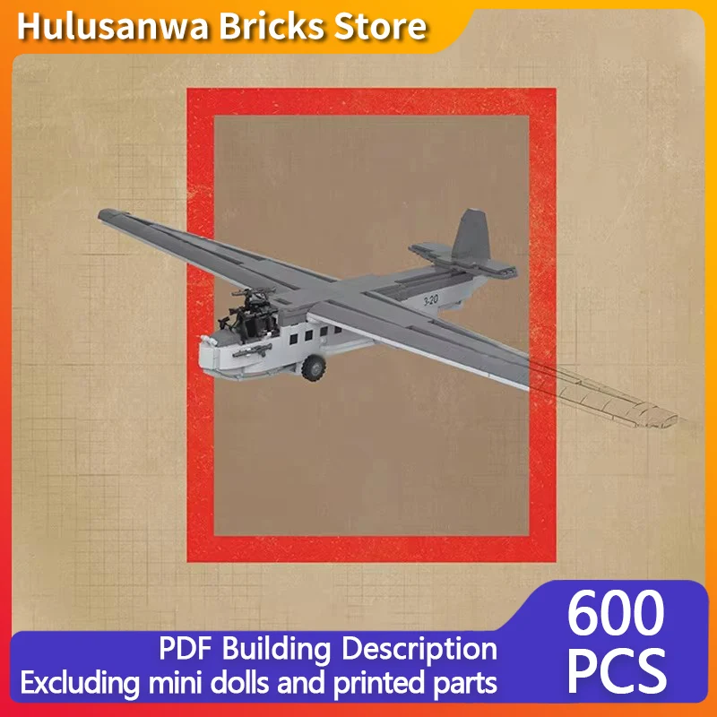 DFS230 Assault Glider Model MOC Building Bricks War Equipment Modular Technology Gifts Holiday Assemble Children Toys Suit
DFS230 Assault Glider Model MOC Building Bricks War Equipment Modular Technology Gifts Holiday Assemble Children Toys Suit