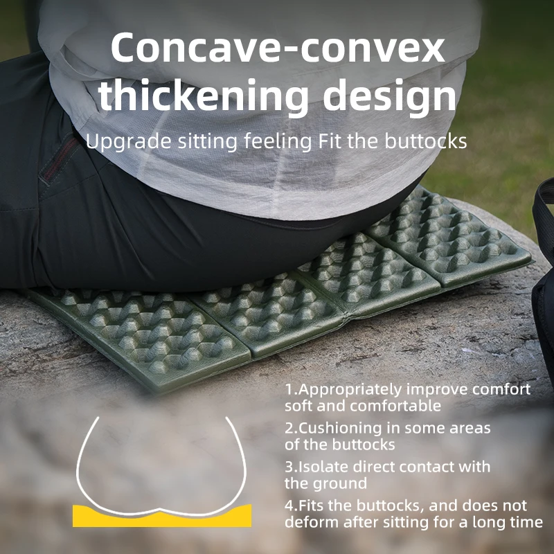 Qunature Camping Mat Portable Ultralight Folding Mini Sleeping Pad Aluminum Film Foldable Picnic Bed Seat Hiking Mattress
Qunature Camping Mat Portable Ultralight Folding Mini Sleeping Pad Aluminum Film Foldable Picnic Bed Seat Hiking Mattress