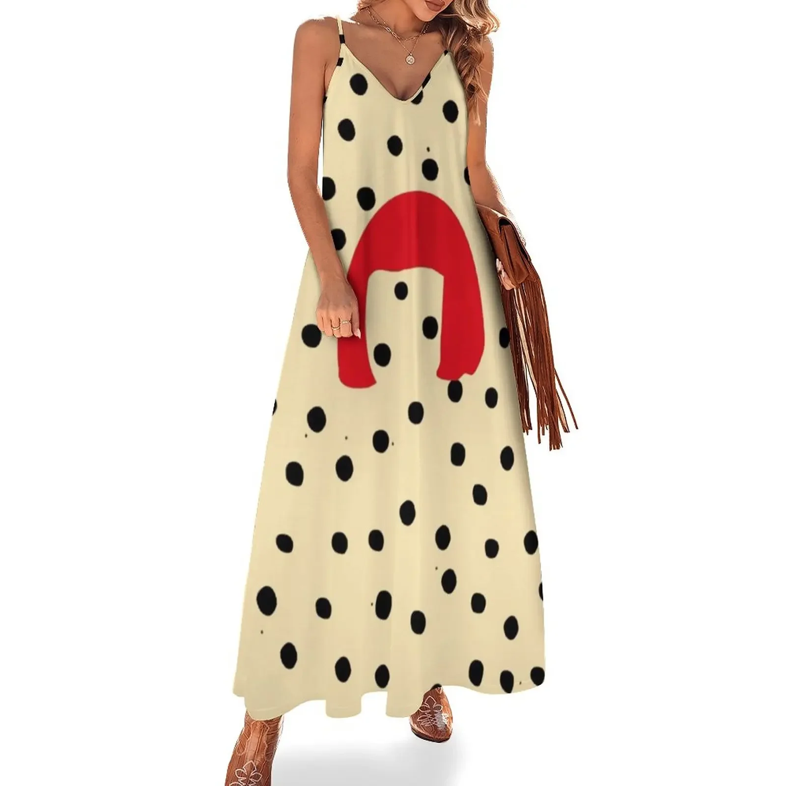 Yayoi Kusama - Black Dots Sleeveless Dress Female clothing ladies dresses for special occasion Dress
Yayoi Kusama - Black Dots Sleeveless Dress Female clothing ladies dresses for special occasion Dress