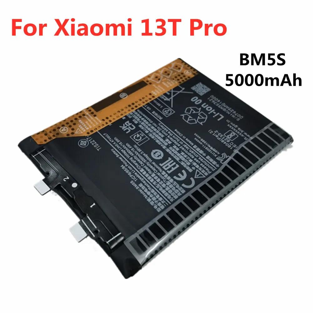 Аккумулятор BM5S емкостью 5000 мАч для телефона Xiaomi Mi 13T Pro/Redmi K60 Ultra/K60 Extreme Edition
Аккумулятор BM5S емкостью 5000 мАч для телефона Xiaomi Mi 13T Pro/Redmi K60 Ultra/K60 Extreme Edition