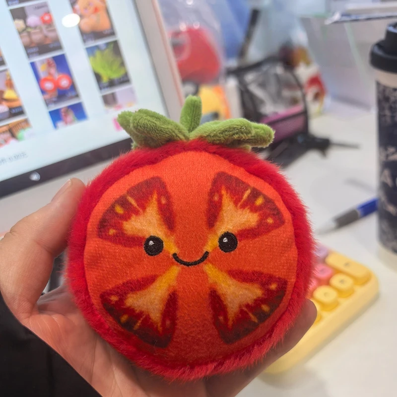 A Slice Of Tomato Plush Toy Soft Lovely Fruit Vegetable Red Tomato Stuffed Mini Doll Creative Decor Christmas Birthday Gifts
A Slice Of Tomato Plush Toy Soft Lovely Fruit Vegetable Red Tomato Stuffed Mini Doll Creative Decor Christmas Birthday Gifts