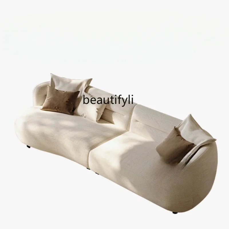 Design fabric sofa Italian minimalist living room modern sofa designer wabi sabi
Design fabric sofa Italian minimalist living room modern sofa designer wabi sabi