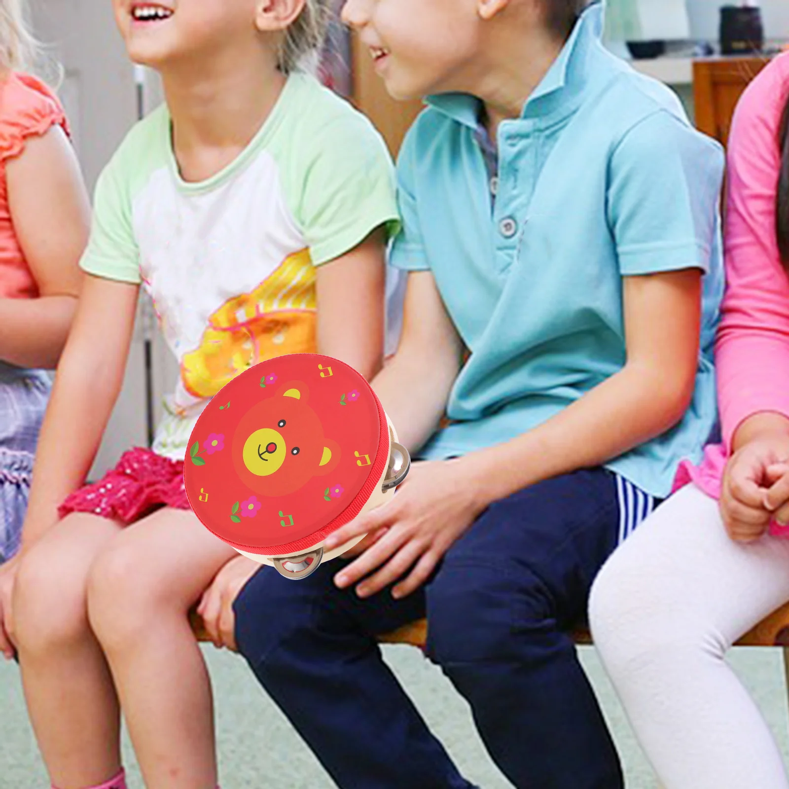 Wooden Kids Hand Drum Tambourine Well Made Design Educational Percussion Musical Instrument Early Music Learning Handheld Drum
Wooden Kids Hand Drum Tambourine Well Made Design Educational Percussion Musical Instrument Early Music Learning Handheld Drum
