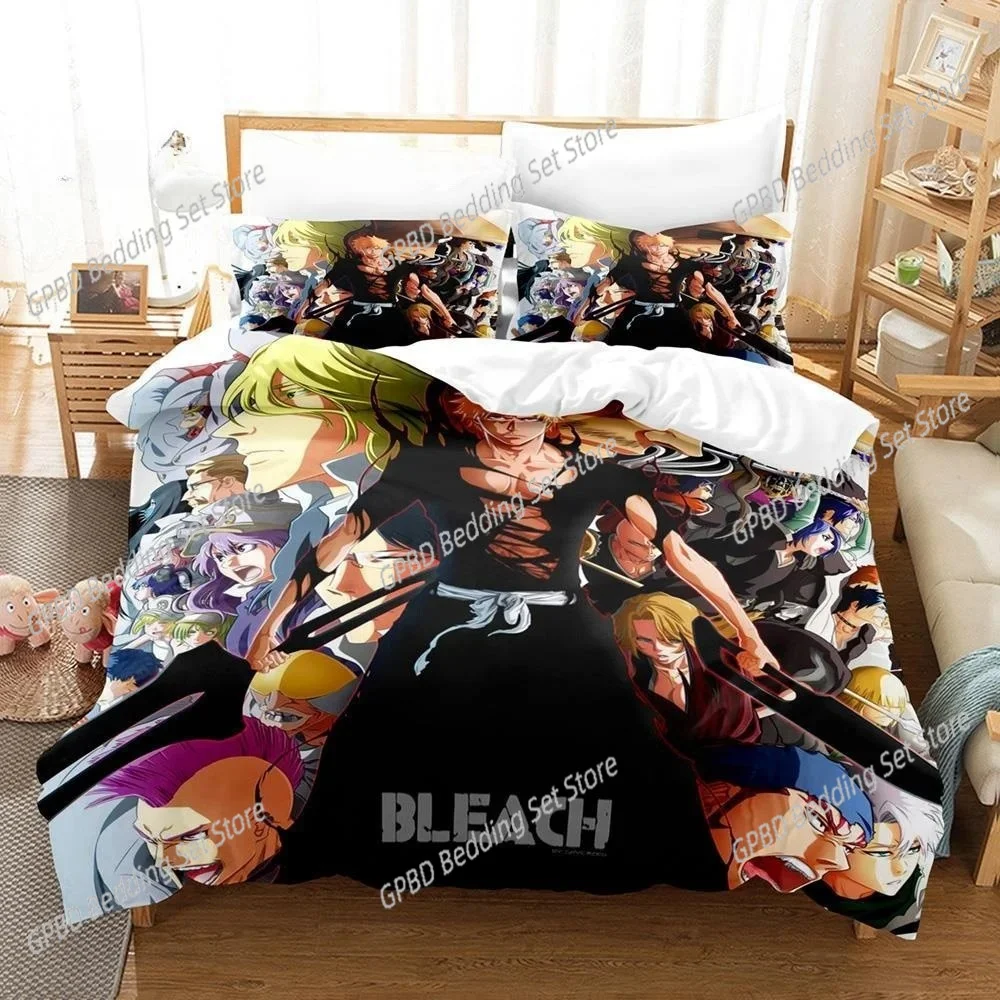 New 3D Print Anime Bed Sheet Set Bleach Bedding Set Single Twin Full Queen King Size Bed Set Adult Kid Bedroom Duvet cover Sets
New 3D Print Anime Bed Sheet Set Bleach Bedding Set Single Twin Full Queen King Size Bed Set Adult Kid Bedroom Duvet cover Sets