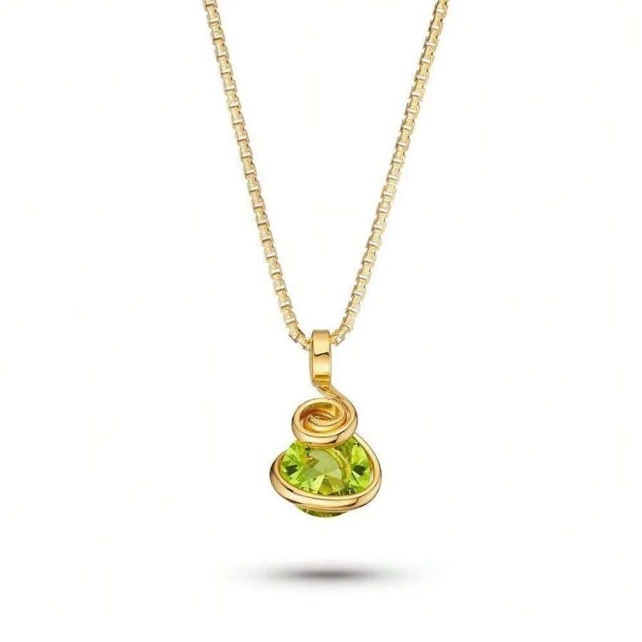 Light Luxury Spiral Bezel-Encrusted Zirconium Necklace In Multiple Colors With Optional 18K Gold-Plated Temperament And Versati
Light Luxury Spiral Bezel-Encrusted Zirconium Necklace In Multiple Colors With Optional 18K Gold-Plated Temperament And Versati