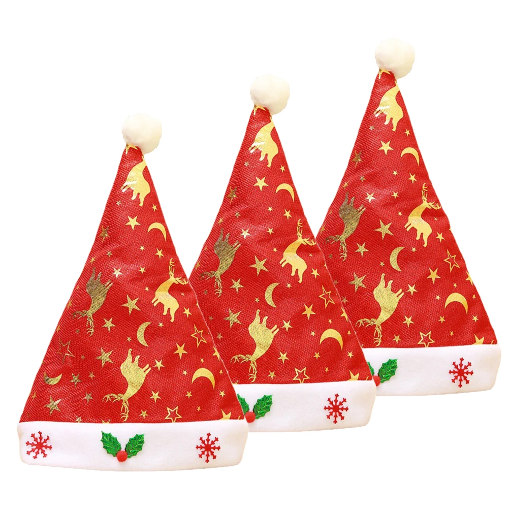 3Pcs Christmas Santa Unisex Santa Hat Hat Decorations Bronzing Cloth Holiday Party Supplies Gifts Accessories Adult Kids
3Pcs Christmas Santa Unisex Santa Hat Hat Decorations Bronzing Cloth Holiday Party Supplies Gifts Accessories Adult Kids