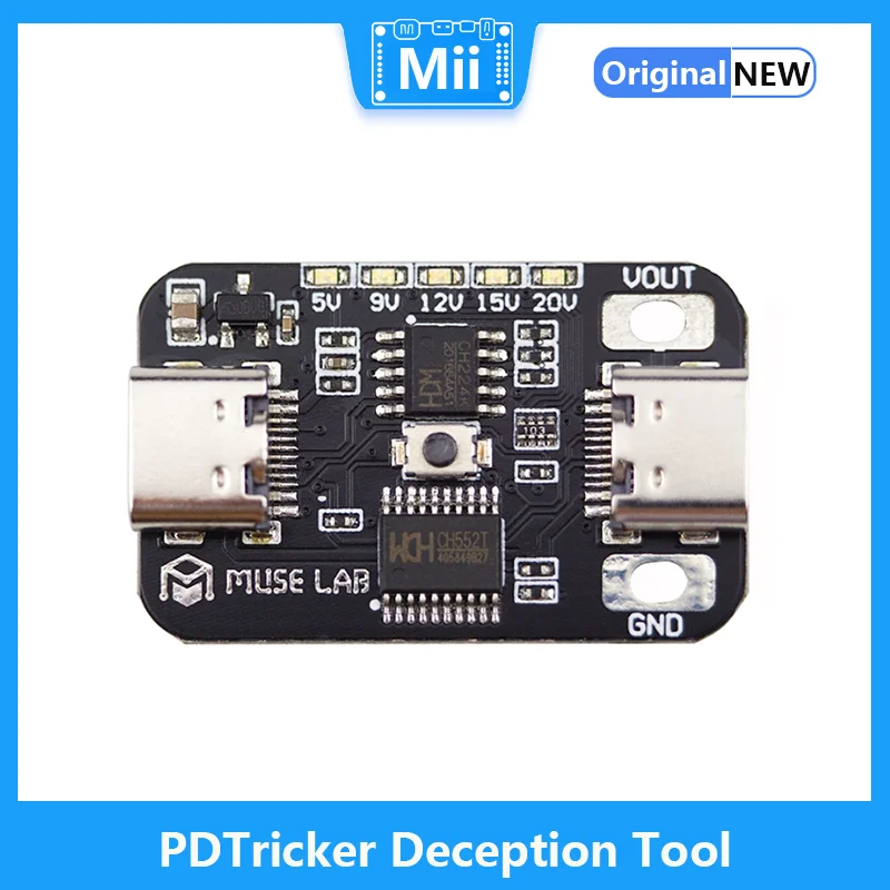 PDTricker Fast Charge Deception Tool Support PD3.0/2.0 Protocol Adjustable Output Voltage Aging Test Open Source
PDTricker Fast Charge Deception Tool Support PD3.0/2.0 Protocol Adjustable Output Voltage Aging Test Open Source