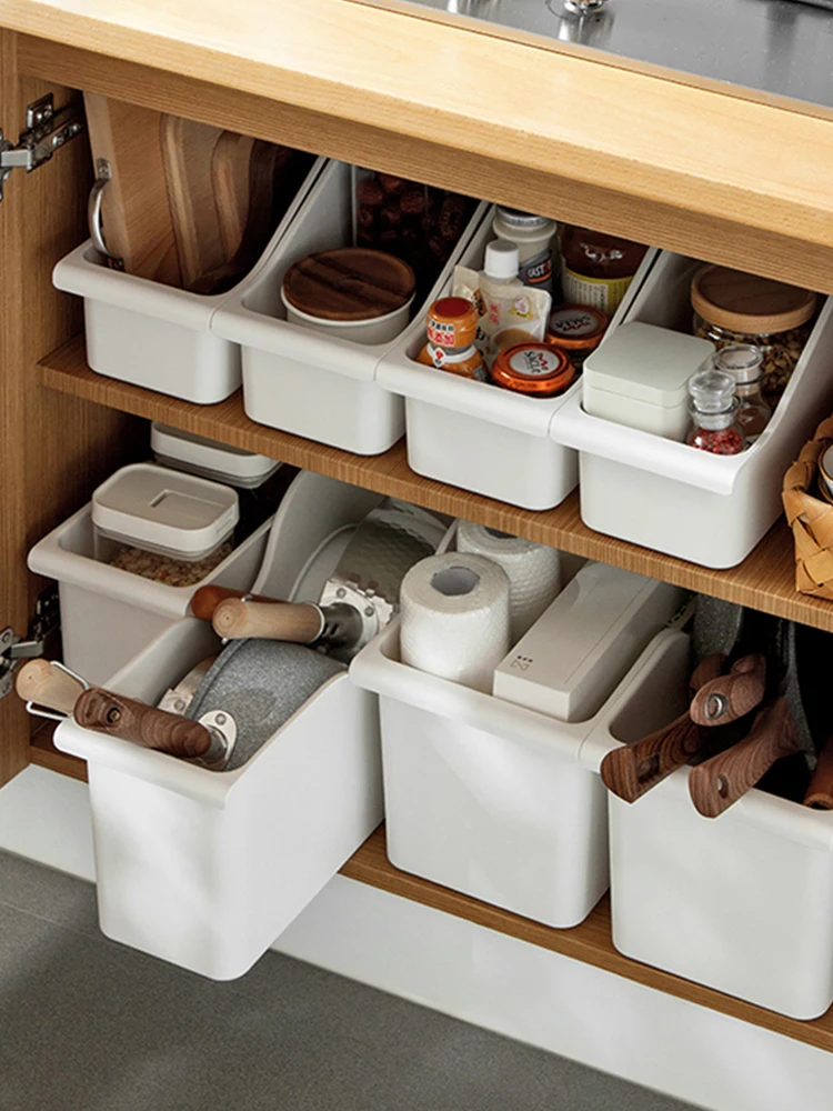 Kitchen pot sink cabinet sink pot cover spice sundries cabinet built-in shelves with pulley storage shelves
Kitchen pot sink cabinet sink pot cover spice sundries cabinet built-in shelves with pulley storage shelves
