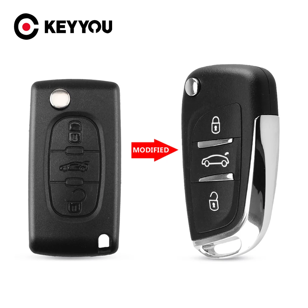 Модифицированный чехол KEYYOU для откидного ключа чехол для дистанционного ключа с 3 кнопками для Peugeot 307 307S 306 407 408 607 Символ Автомобиля CE0536
Модифицированный чехол KEYYOU для откидного ключа чехол для дистанционного ключа с 3 кнопками для Peugeot 307 307S 306 407 408 607 Символ Автомобиля CE0536