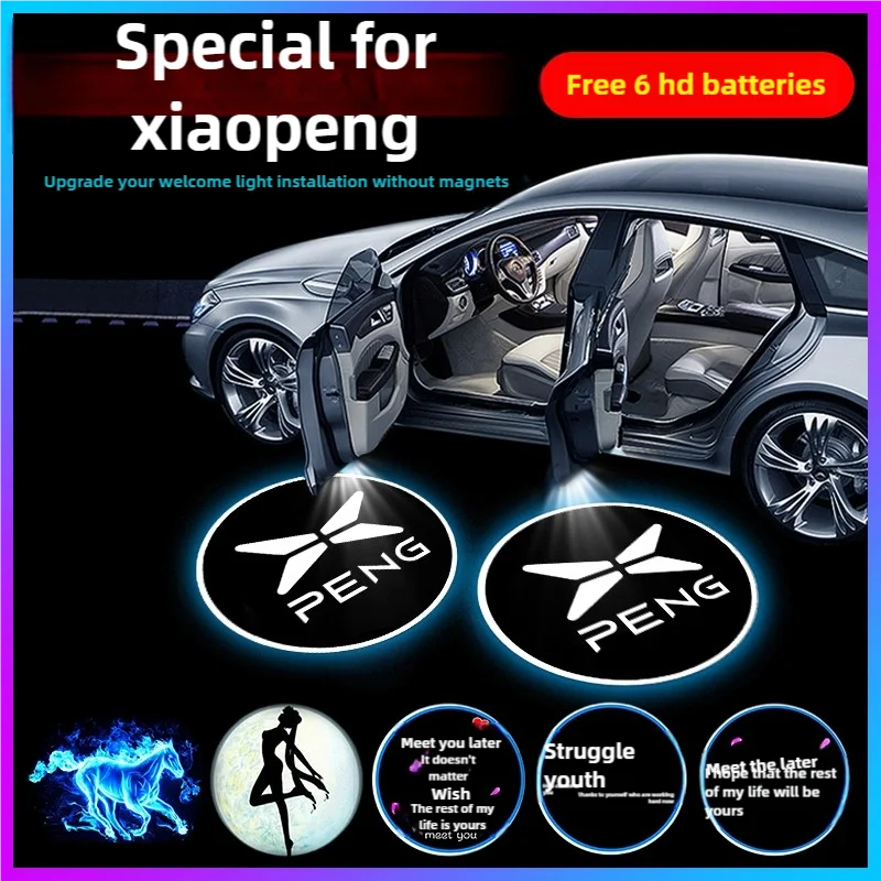 Для Xpeng P7 P7i G6 двери автомобиля, модификация приветственного света, атмосферный свет, светодиодный лазерный проекционный светильник для интерьера Modi
Для Xpeng P7 P7i G6 двери автомобиля, модификация приветственного света, атмосферный свет, светодиодный лазерный проекционный светильник для интерьера Modi