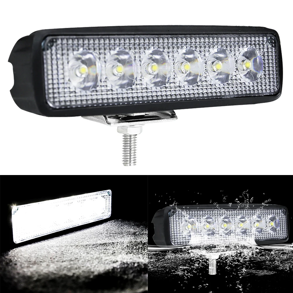 6-inch 18W 6-bead Work Light, Modified Engineering Spotlight, Daytime Running Light DC12 18W ABS+LED Car Light Accessories
6-inch 18W 6-bead Work Light, Modified Engineering Spotlight, Daytime Running Light DC12 18W ABS+LED Car Light Accessories