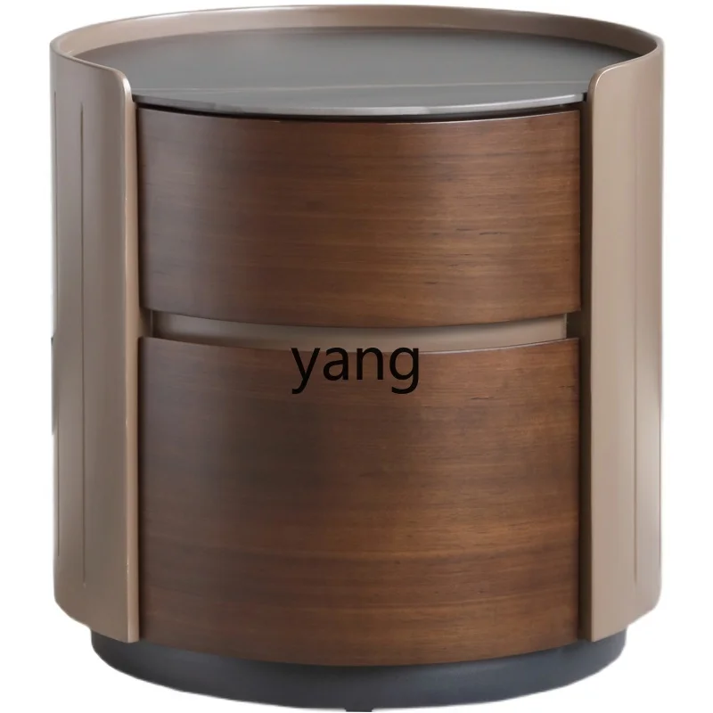 L'm Modern Minimalist round Stone Plate Bedside Table Italian Light Luxury Minimalist Solid Wood Side Cabinet
L'm Modern Minimalist round Stone Plate Bedside Table Italian Light Luxury Minimalist Solid Wood Side Cabinet