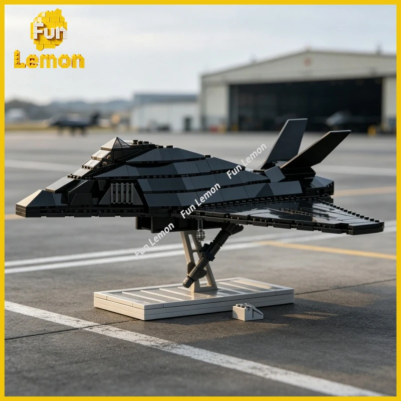 Geometric Black Stealth Attack Jet Building Blocks, Jet Plane Model, Creative Puzzle Assembly Blocks, Home Desk Decoration Toy
Geometric Black Stealth Attack Jet Building Blocks, Jet Plane Model, Creative Puzzle Assembly Blocks, Home Desk Decoration Toy