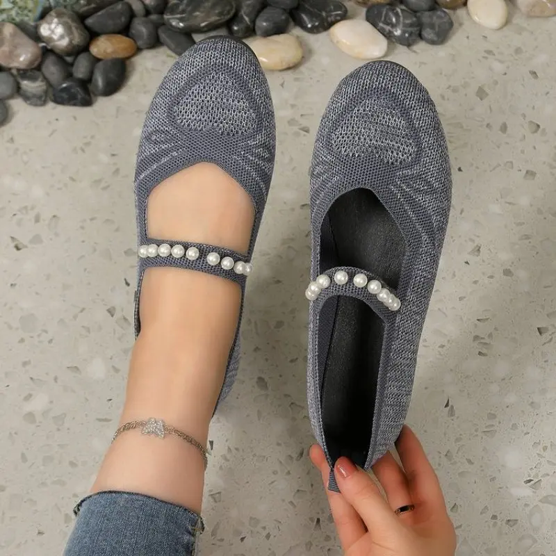 Women Knit Ballet Flats Shoes Retro Spring Mesh Ballerina Moccasins Slip on Lazy Shoes Plus Size 43 Fashion Casual Breathable
Women Knit Ballet Flats Shoes Retro Spring Mesh Ballerina Moccasins Slip on Lazy Shoes Plus Size 43 Fashion Casual Breathable