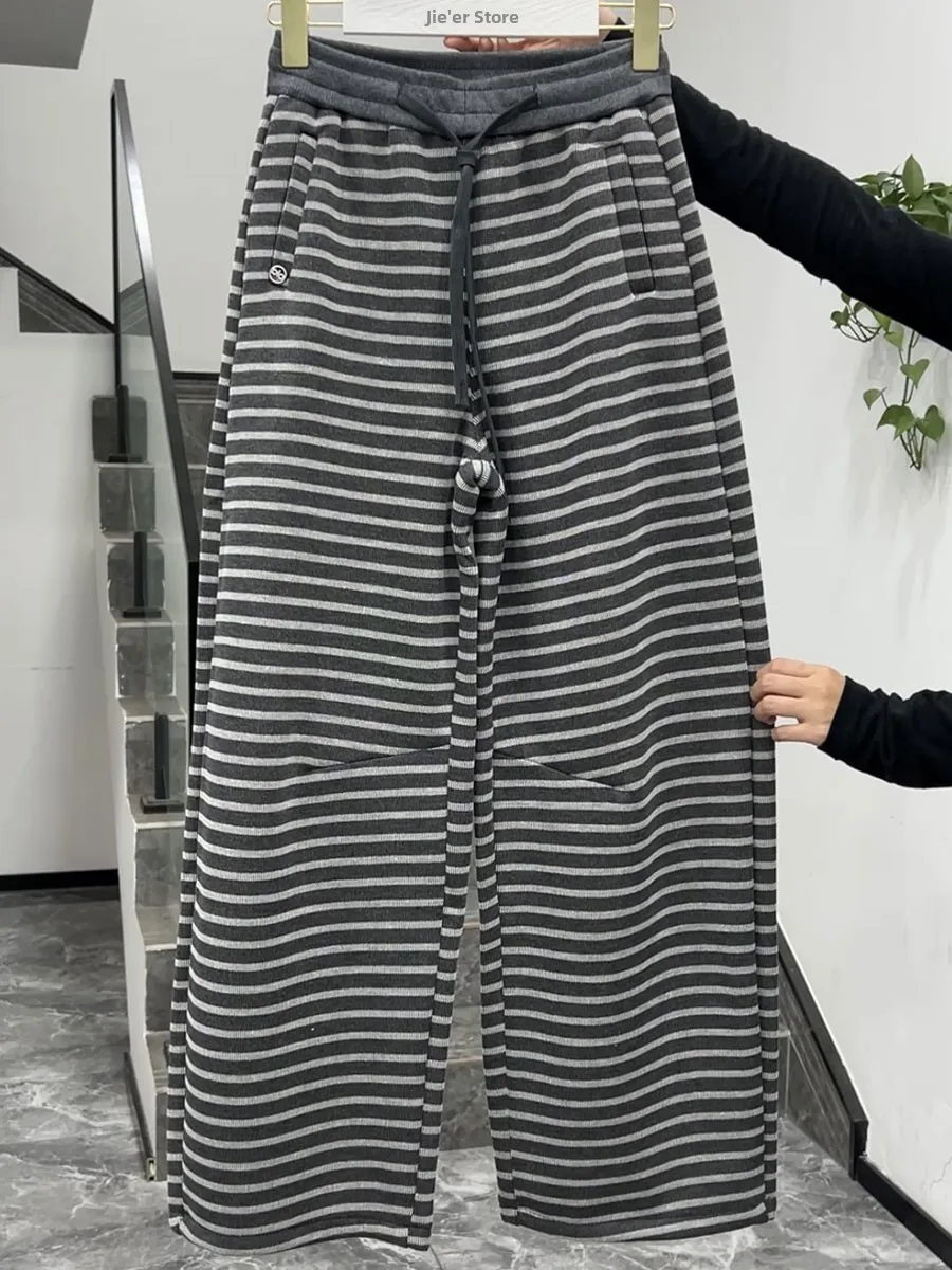 High Waist Fce Lined Wide Leg Casual Pants Women's plus Size Loose Fit Slimming Drapey Straight Leg Trousers Autumn Winter
High Waist Fce Lined Wide Leg Casual Pants Women's plus Size Loose Fit Slimming Drapey Straight Leg Trousers Autumn Winter