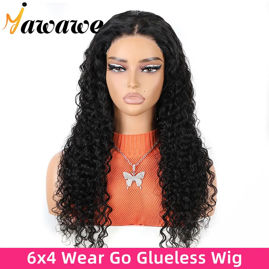 Water Wave Wear Go Glueless wigs human hair 6x4 HD Lace PreCut Human Hair ready to wear curly lace front human hair wig
Water Wave Wear Go Glueless wigs human hair 6x4 HD Lace PreCut Human Hair ready to wear curly lace front human hair wig