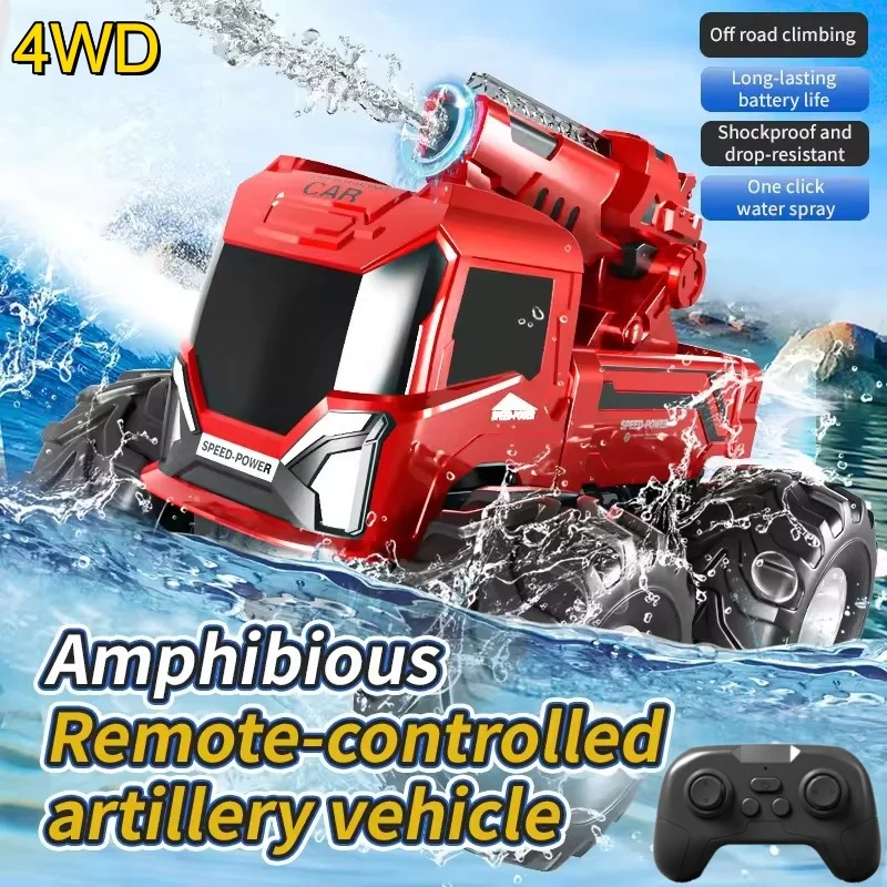 360° Rotation Stunt Car Amphibious RC Car 4WD Off-road Truck Remote Control Car One Click Water Spray Amphibious Gifts
360° Rotation Stunt Car Amphibious RC Car 4WD Off-road Truck Remote Control Car One Click Water Spray Amphibious Gifts