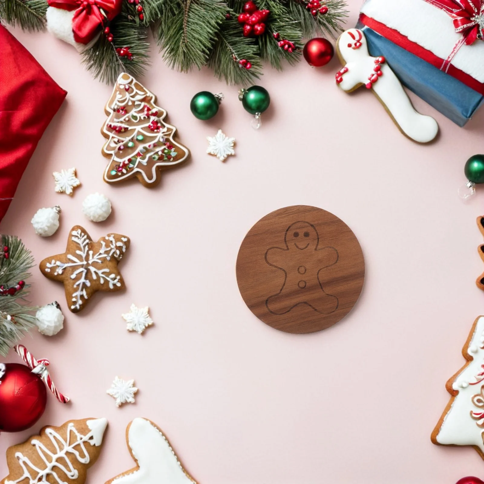 1pcs Gingerbread Man Wooden Christmas Cup Mat Round Non Slip For Hot Drinks Holiday Kitchen Decor Xmas Wood Coaster Coffee
1pcs Gingerbread Man Wooden Christmas Cup Mat Round Non Slip For Hot Drinks Holiday Kitchen Decor Xmas Wood Coaster Coffee