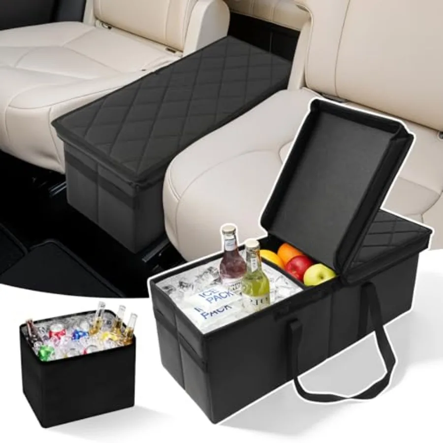 Car Seat Organizer Kia 2026 2025 2024-2021 w/Built-In Cooler Bag, Car Second Console Organizer w/Non-Slip Strips, Foldable Back
Car Seat Organizer Kia 2026 2025 2024-2021 w/Built-In Cooler Bag, Car Second Console Organizer w/Non-Slip Strips, Foldable Back