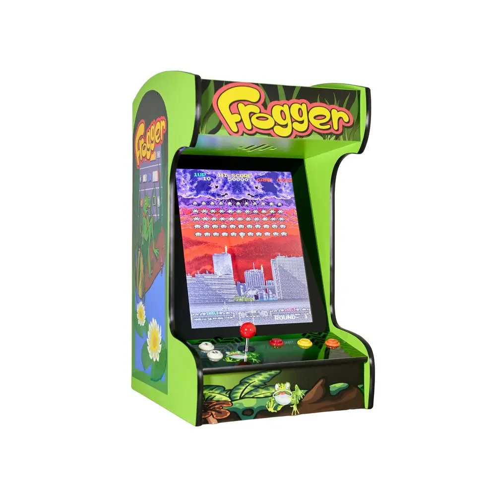and Pies Arcade Factory Classic Home Arcade Machine Tabletop and Bartop 412 Retro Games Full Size LCD Screen, Buttons and Joyst
and Pies Arcade Factory Classic Home Arcade Machine Tabletop and Bartop 412 Retro Games Full Size LCD Screen, Buttons and Joyst