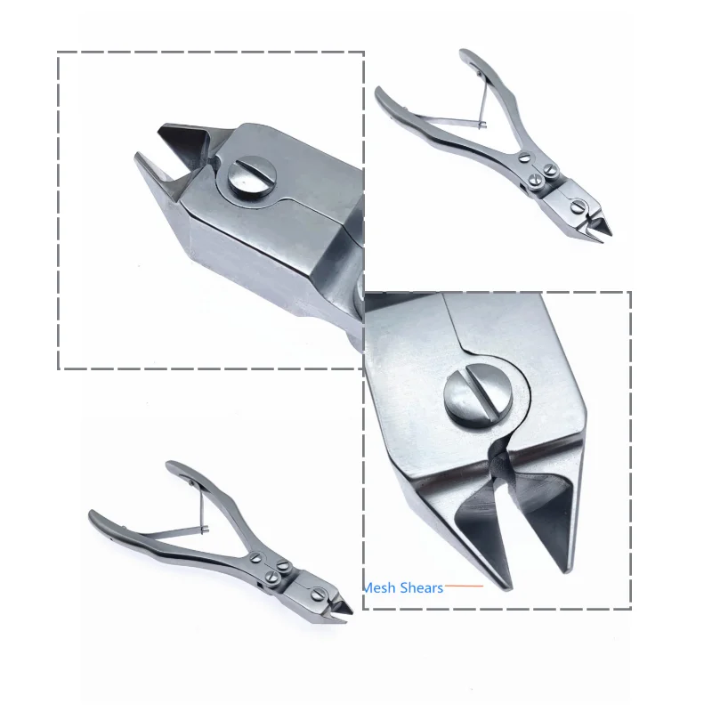 Titanium Orthopedic Cage Shear Cutter Mesh Scissors Double Joint Steel Wire Cutter Veterinary Instrument
Titanium Orthopedic Cage Shear Cutter Mesh Scissors Double Joint Steel Wire Cutter Veterinary Instrument