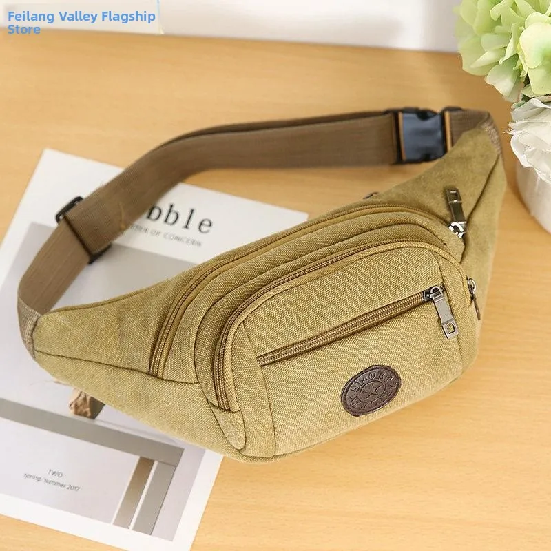Large Capacity Canvas Belt Bag for Men Mobile Phone Waist Pack Casual Unisex Worksite Use Multi-Functional Hanging Waist Bag
Large Capacity Canvas Belt Bag for Men Mobile Phone Waist Pack Casual Unisex Worksite Use Multi-Functional Hanging Waist Bag